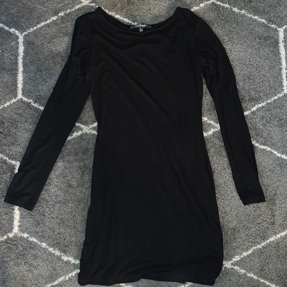Black long sleeve Lulus dress **SOLD**